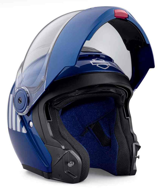 Harley-Davidson® Men's Myer J08 Fiberglass Modular Helmet, Fathom