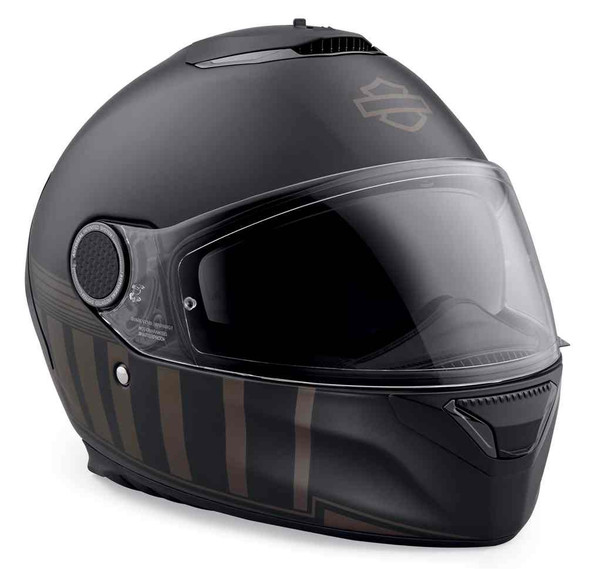 Harley-Davidson Men's Camelot Sun Shield S08 Full-Face Helmet, Black 98352-19VX - Wisconsin Harley-Davidson