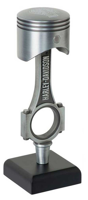 Harley-Davidson Custom Piston Tap Handle w/ Wooden Display Stand HDL-18578 - Wisconsin Harley-Davidson
