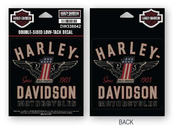 Harley Davidson Decal/Aufkleber Straight Wings DC339384