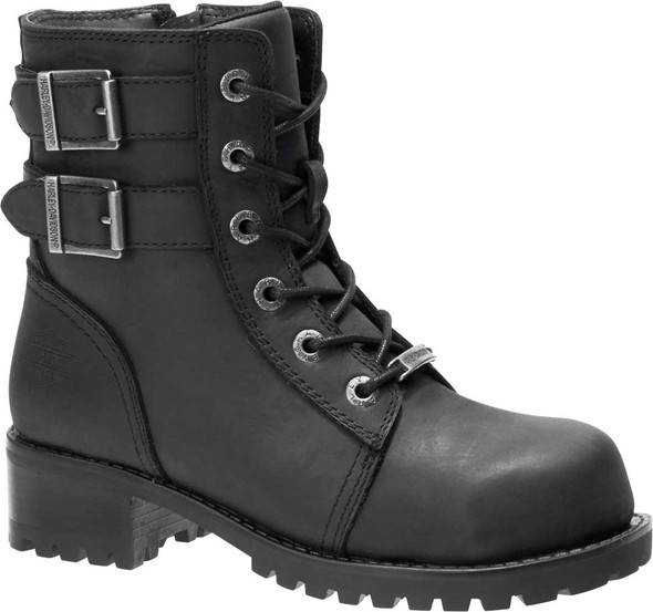 Harley-Davidson Women's Archer 6.25-In Leather Motorcycle Safety Boots D84464 - Wisconsin Harley-Davidson