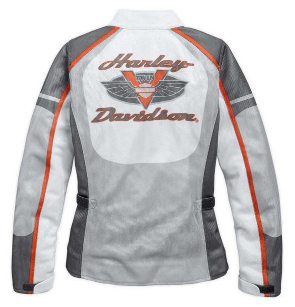 Harley-Davidson® Women's Solarus H-D Mesh Riding Jacket, White