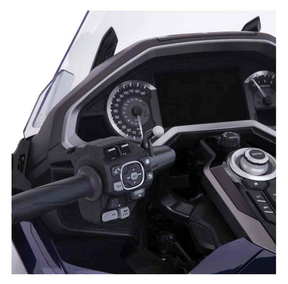 Ciro Goldstrike Left Side Accessory Mount for DCT Models, Black Finish 58111 - Wisconsin Harley-Davidson