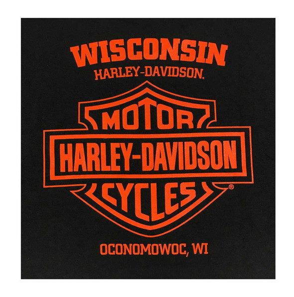 Harley-Davidson® Men's Engine Grunge Short Sleeve Crew Neck