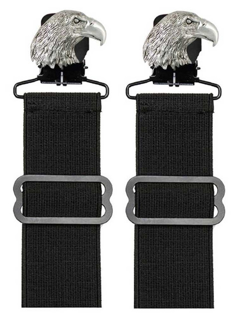 Unisex Adjustable Elastic Boot Stirrups With Metal Eagle Clip, Set Of Two 08902 - Wisconsin Harley-Davidson
