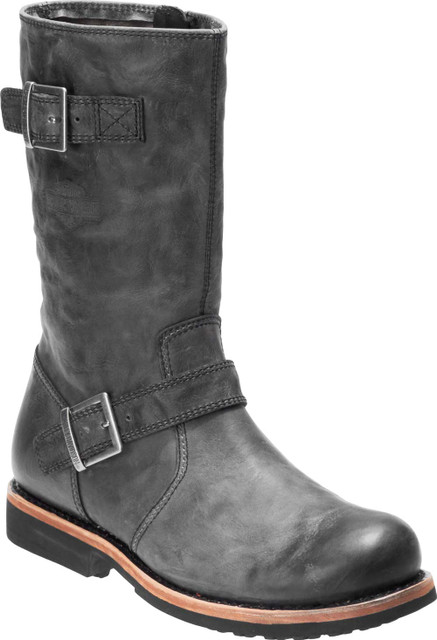 Harley-Davidson Men's Dellridge 10.75-Inch Grey or Brown Motorcycle Boots D93598 - Wisconsin Harley-Davidson