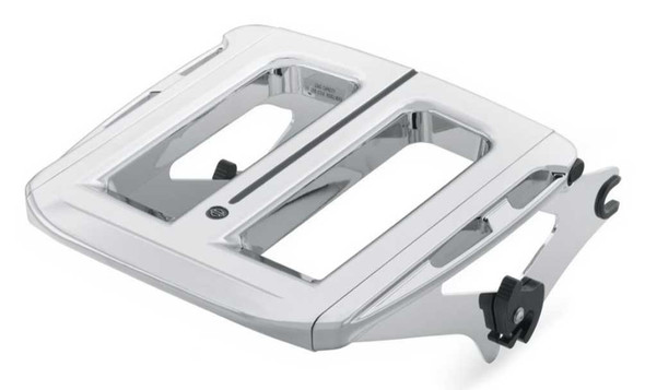 Harley-Davidson Adjustable Two-Up Luggage Rack -Chrome, Touring Models 50300044B - Wisconsin Harley-Davidson