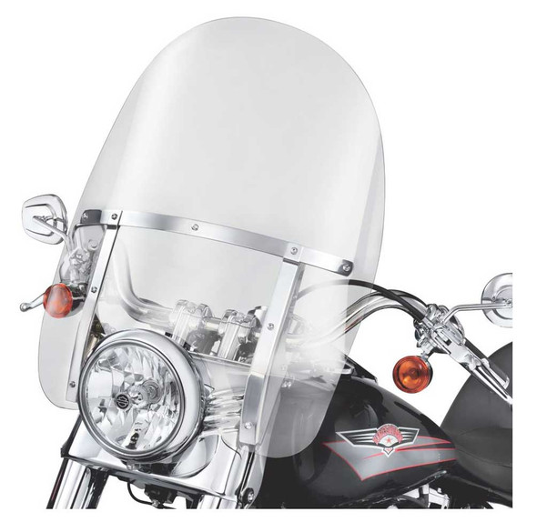 Harley-Davidson King Size Detachable 21 in. Windshield, Fits FL Softail 58243-95 - Wisconsin Harley-Davidson