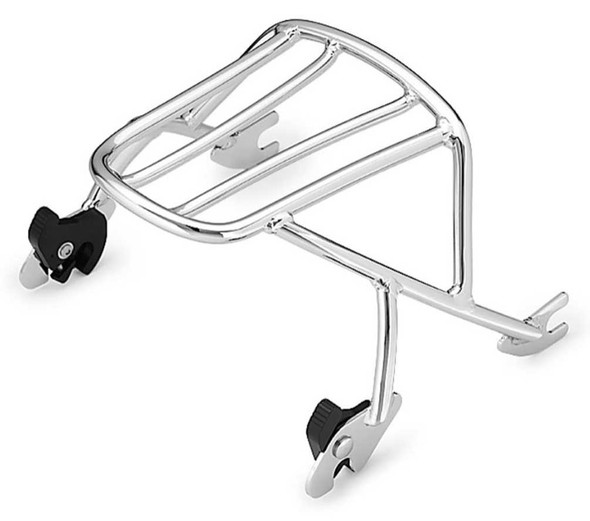 Harley-Davidson Detachables Solo Rack - Chrome, Fits XL Models 53494-04A - Wisconsin Harley-Davidson