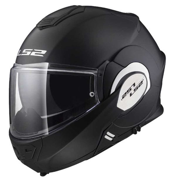LS2 Helmets Modular Valiant Touring Motorcycle Helmet, Solid Matte Black 399-101 - Wisconsin Harley-Davidson