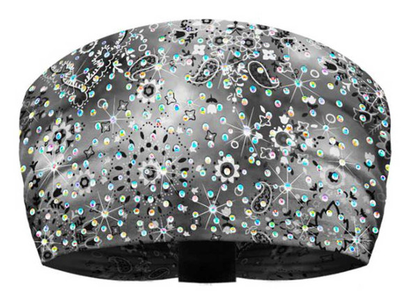 That's A Wrap Women's Bling Woodstock Ultra-Soft Knotty Band - Black & White - Wisconsin Harley-Davidson