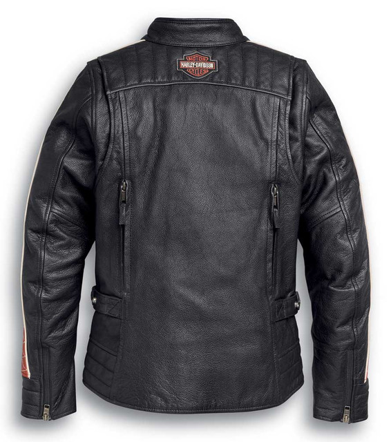 Harley-Davidson Women's Waterproof Triple Vent Leather Jacket 98004-20VW (1W)