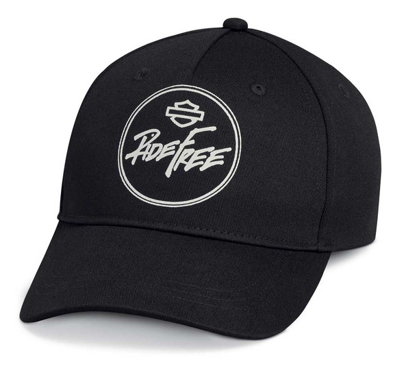 Harley-Davidson Men's Ride Free Adjustable Baseball Cap -Black 99402-20VM - Wisconsin Harley-Davidson
