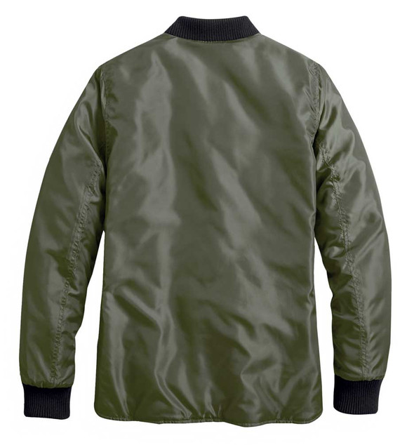 Harley-Davidson® Women's Reversible Quilted Jacket, Black/Green