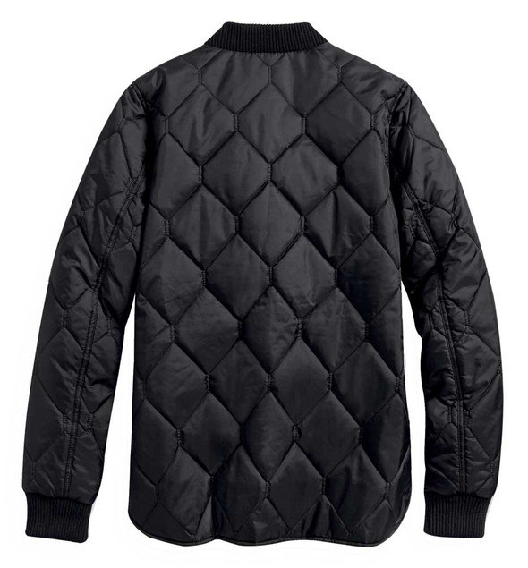 Harley-Davidson® Women's Reversible Quilted Jacket, Black/Green