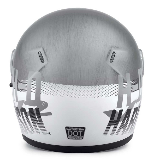 Harley-Davidson® Men's Vanocker J08 Modular Helmet, Gloss Silver