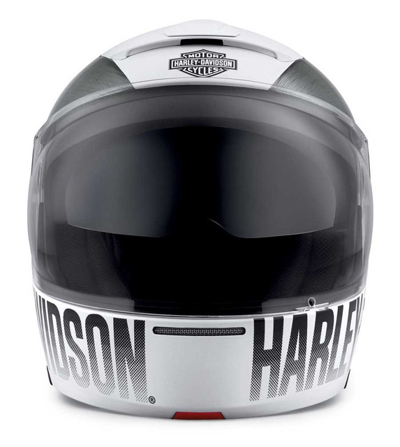 Harley-Davidson® Men's Vanocker J08 Modular Helmet, Gloss Silver