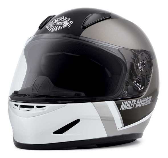 Harley-Davidson Youth Killian H30 Full-Face Kids Helmet, White 98117-20VX - Wisconsin Harley-Davidson