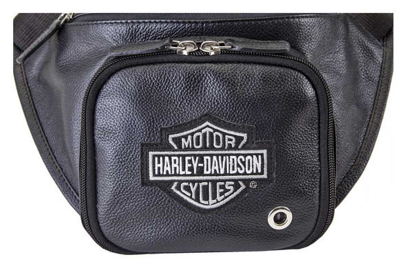 Harley-Davidson® Genuine Grain Leather Bar & Shield Logo Belt Bag