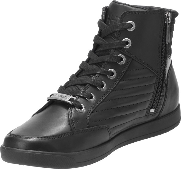 Harley-Davidson® Men's Bridges 5-Inch Black Leather Casual Sneaker