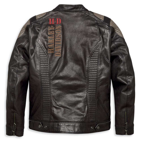 Harley-Davidson® Mens Exhort Mid-Weight Buffalo Leather Layered