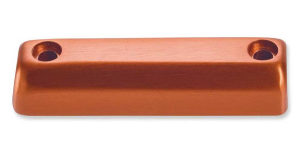 Harley-Davidson Dominion Large Brake Pedal Trim Piece - Brushed Orange 50600368 - Wisconsin Harley-Davidson