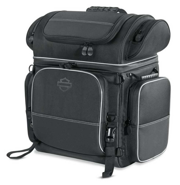Harley-Davidson Onyx Premium Luggage Touring Bag, Universal Fit - Black 93300103 - Wisconsin Harley-Davidson