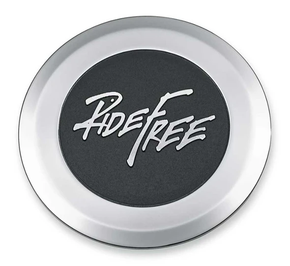 Harley-Davidson Ride Free Large Medallion - Universal Fitment - Chrome 14101218 - Wisconsin Harley-Davidson