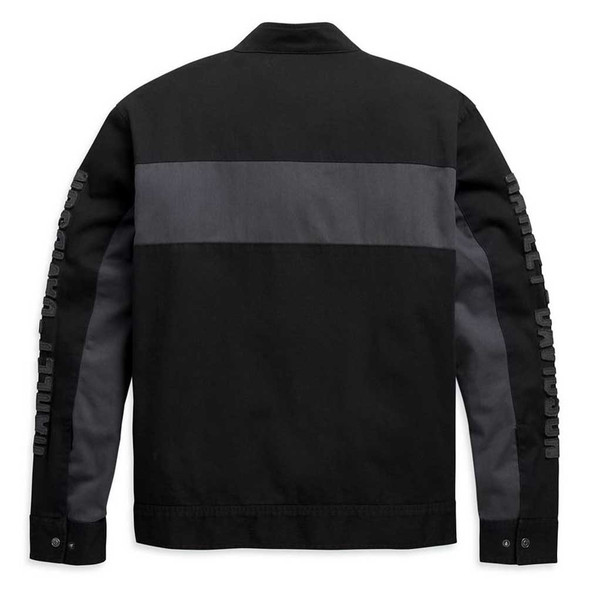Harley-Davidson® Men's Copperblock Canvas Casual Jacket - Black