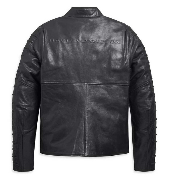 Harley-Davidson® Mens Ozello Perforated Slim Fit Leather Jacket