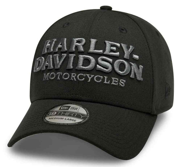 Harley-Davidson Men's Embroidered Graphic 39THIRTY Baseball Cap 99417-20VM - Wisconsin Harley-Davidson