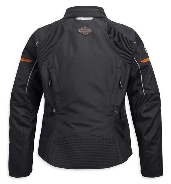 Harley Davidson レザースタジャン Harley-Davidson® Women's Killian Riding Functional Jacket - Black