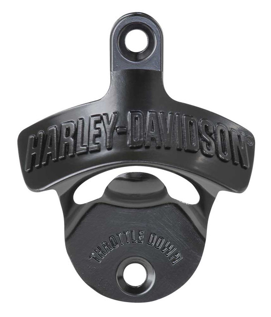 Harley-Davidson Custom Throttle Down Wall Mount Bottle Opener - Zinc Alloy - Wisconsin Harley-Davidson