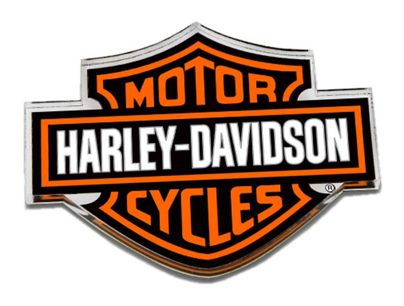 Harley-Davidson Cut-Out Bar & Shield Logo Hard Acrylic Magnet - 3.25 x 2.5 inch - Wisconsin Harley-Davidson