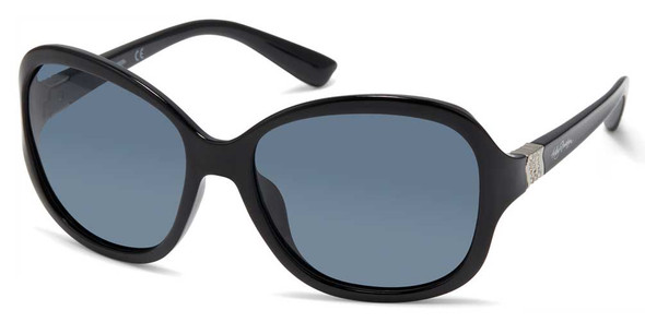 Harley-Davidson Women's Rebel Butterfly Sunglasses, Black Frame & Smoke Lenses - Wisconsin Harley-Davidson