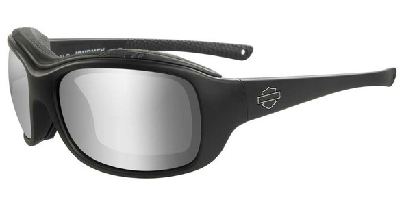 Harley-Davidson Men's Journey PPZ Silver Flash Lens Sunglasses, Black Frames - Wisconsin Harley-Davidson