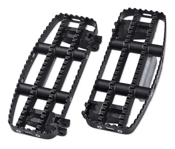 Harley-Davidson 80GRIT Rider Footboards, Fits Touring Models, Black 50501604 - Wisconsin Harley-Davidson