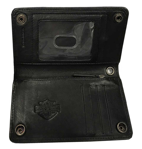 Harley-Davidson® Men's Ride Away Trucker Leather Wallet w