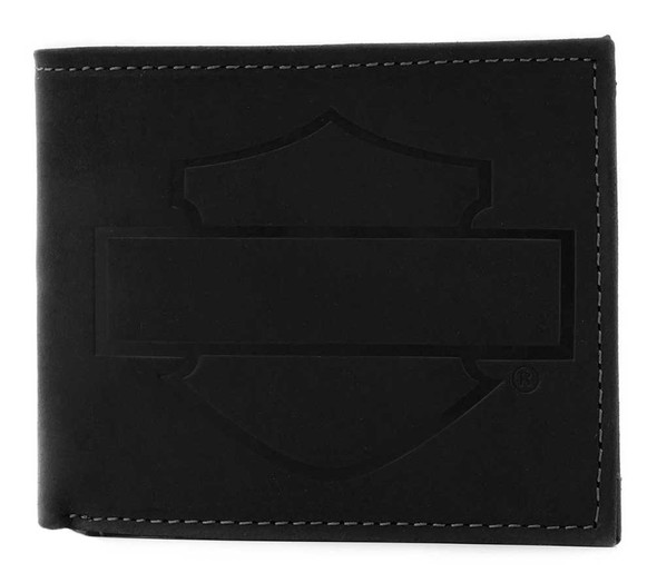 Harley-Davidson® Men's Refuel Bi-Fold Leather Wallet w/ RFID