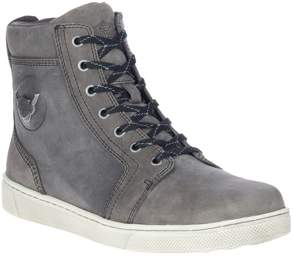 grey moto boots