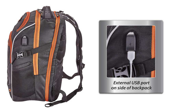 Harley-Davidson® Renegade II Hi-Tech External USB Port Backpack