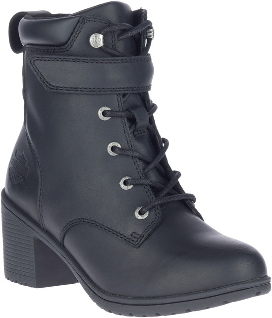 Harley-Davidson Women's Fannin 5-Inch Black Motorcycle Fashion Boots, D84642 - Wisconsin Harley-Davidson