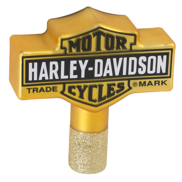 Harley-Davidson Glass Blown Trademark Bar & Shield Logo Tree Topper HDX-99193 - Wisconsin Harley-Davidson
