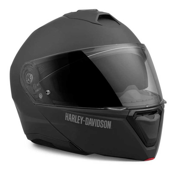 Harley-Davidson Men's Capstone Sun Shield Modular Helmet, Matte Black 98159-21VX - Wisconsin Harley-Davidson