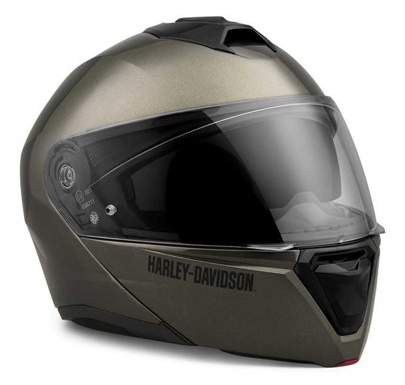 Harley-Davidson Men's Capstone Sun Shield II H31 Modular Helmet, Gray 98121-21VX - Wisconsin Harley-Davidson
