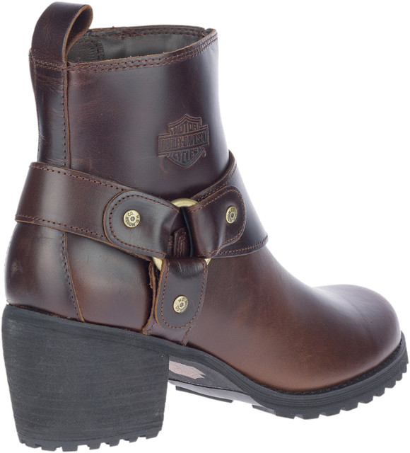 Harley-Davidson® Women's Lalanne Brown Motorcycle Harness Boots, D84687