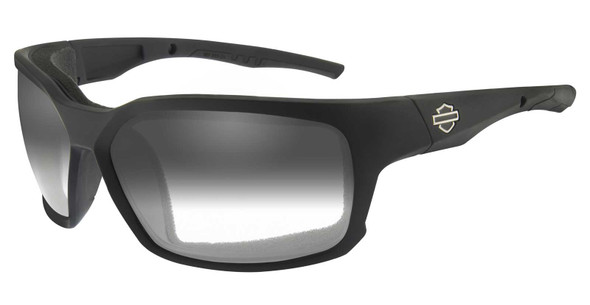 Harley-Davidson Men's COGS Sunglasses, Light Adjusting Smoke Lenses/Black Frames - Wisconsin Harley-Davidson