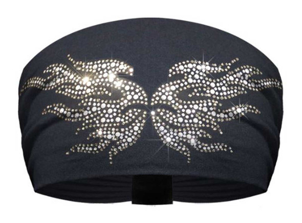 That's A Wrap Women's Embellished Tribal Flame Butterfly Knotty Band - Black - Wisconsin Harley-Davidson