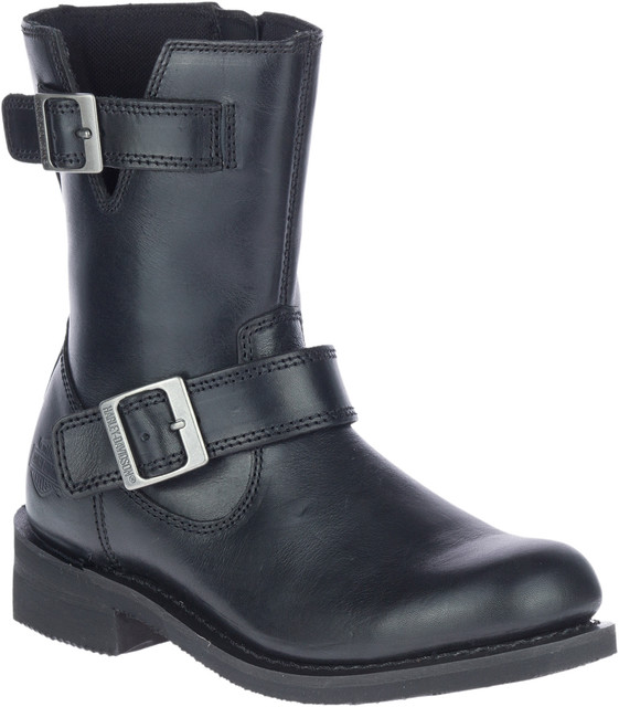 Harley-Davidson Women's Barlyn 6-Inch Engineer Black Motorcycle Boots, D84721 - Wisconsin Harley-Davidson