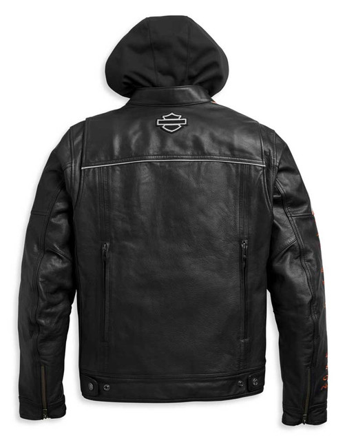 Harley-Davidson® Men's HWY-100 3-IN-1 Midweight Leather Jacket